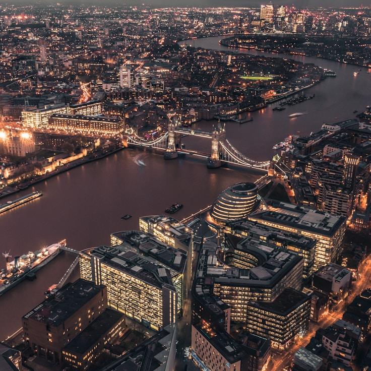 City skyline in Paris, France